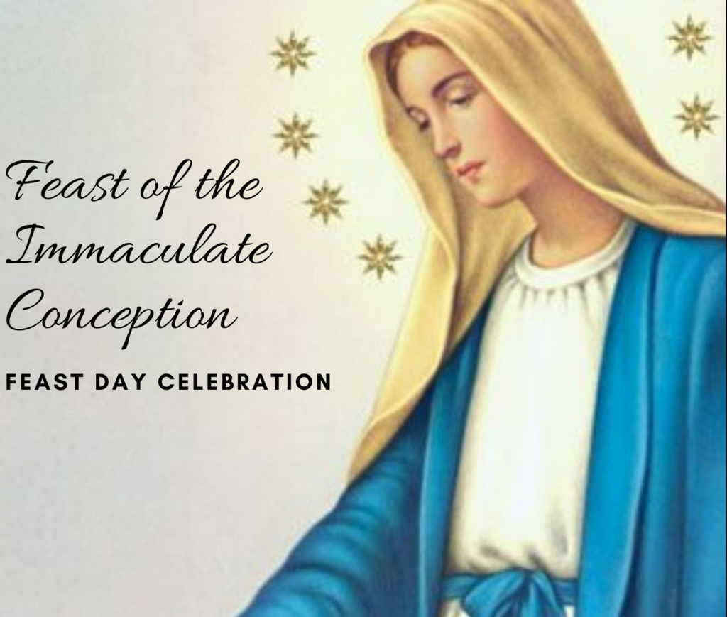 Feast of the Immaculate Conception, Friday, Dec. 8th - Blessed ...