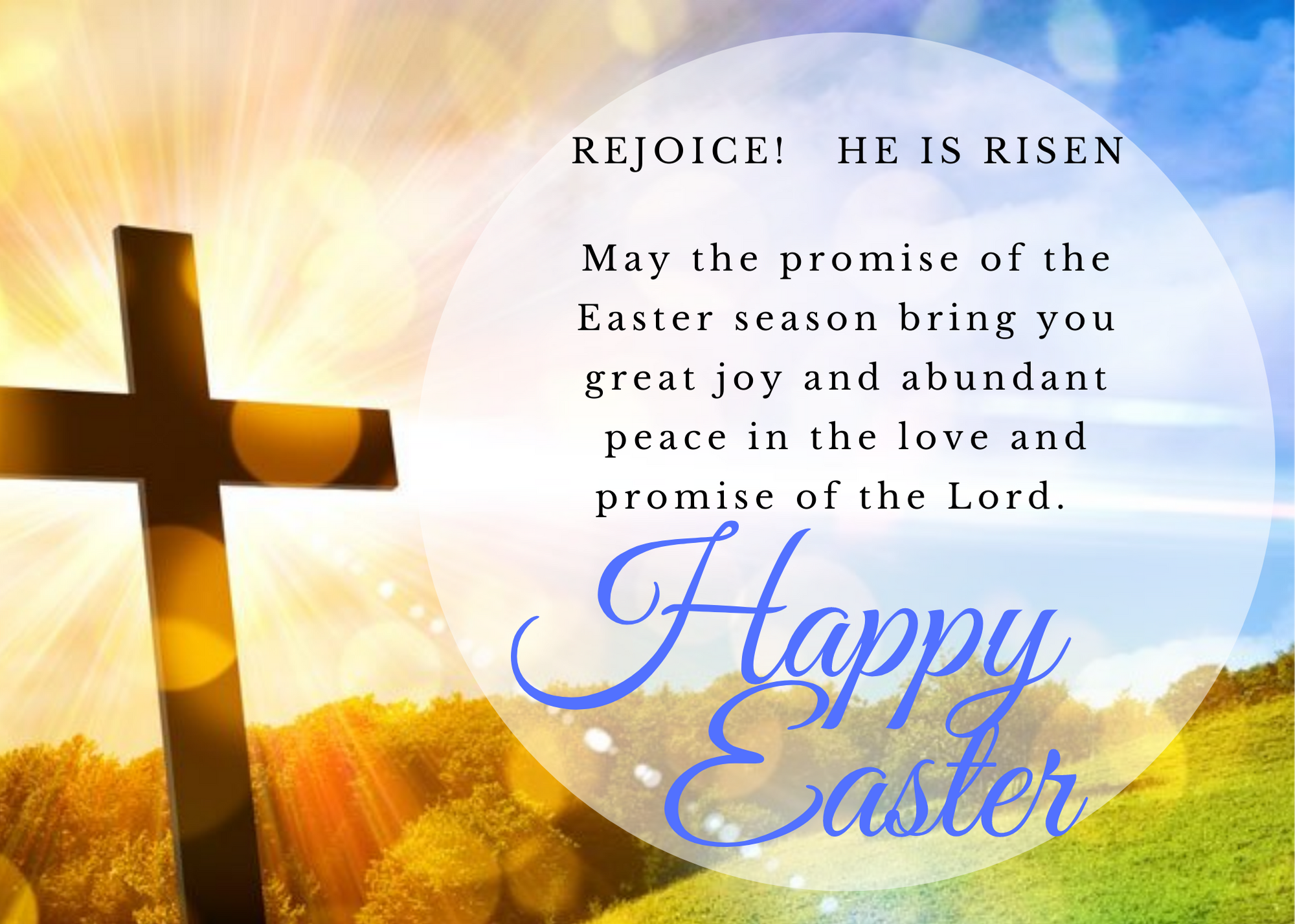 Rejoice! He is Risen!! Happy Easter from BSC - Blessed Sacrament Catholic  Church