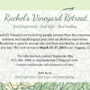 Rachel’s Vineyard-Retreat March 25-27