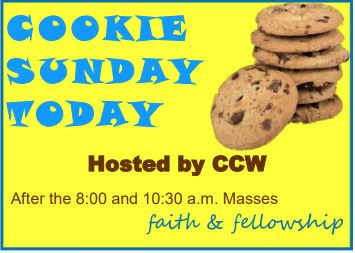 Cookie Sunday, February 5, hosted by CCW