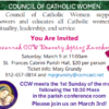 Calling Catholic Women!  You are INVITED!